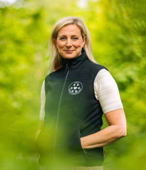 Porträttbild av GS, Camilla Larsson.